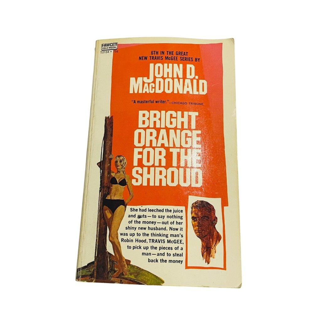 Bright Orange For The Shroud By John D. MacDonald 1965 Paperback Book